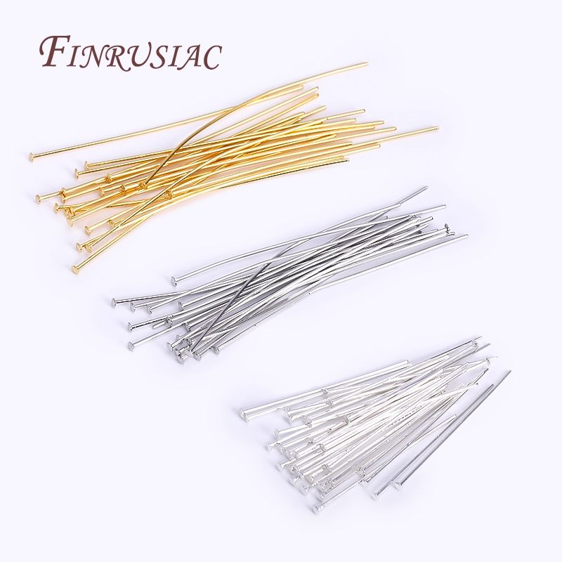 Jewelry Making Jig - 50-100Pcs/Lot Arc-shaped End Flat Head Pins,