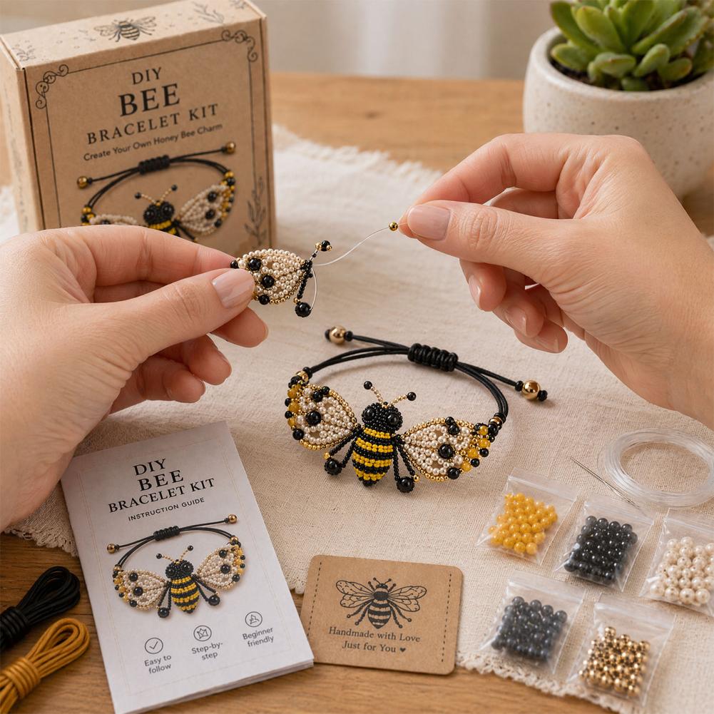 Jewelry Making Charms - Animal DIY Beaded Bracelet Making Kit