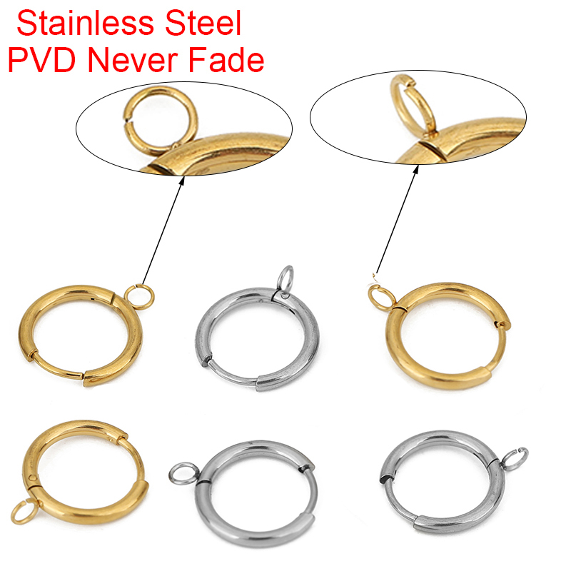 Jewelry Making Earring Supplies - 10pcs PVD Never Fade Earrings Hooks