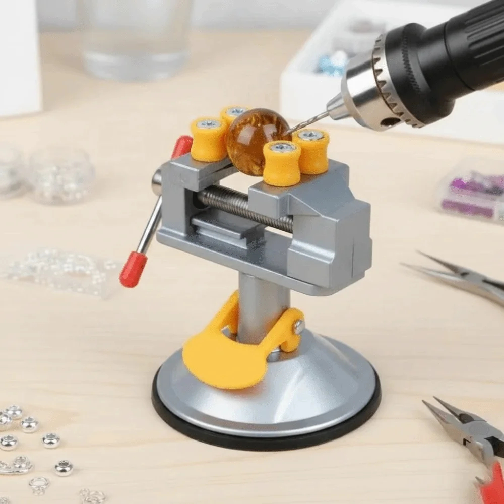 Jewelry Making Vise - Jewelry Vice Vise Stand Rotatable Drill