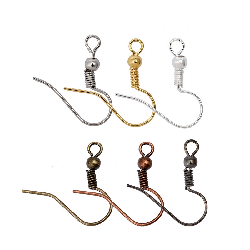 Jewelry Making Gold Wire - 200pcs 20*17mm Gold Antique bronze Ear