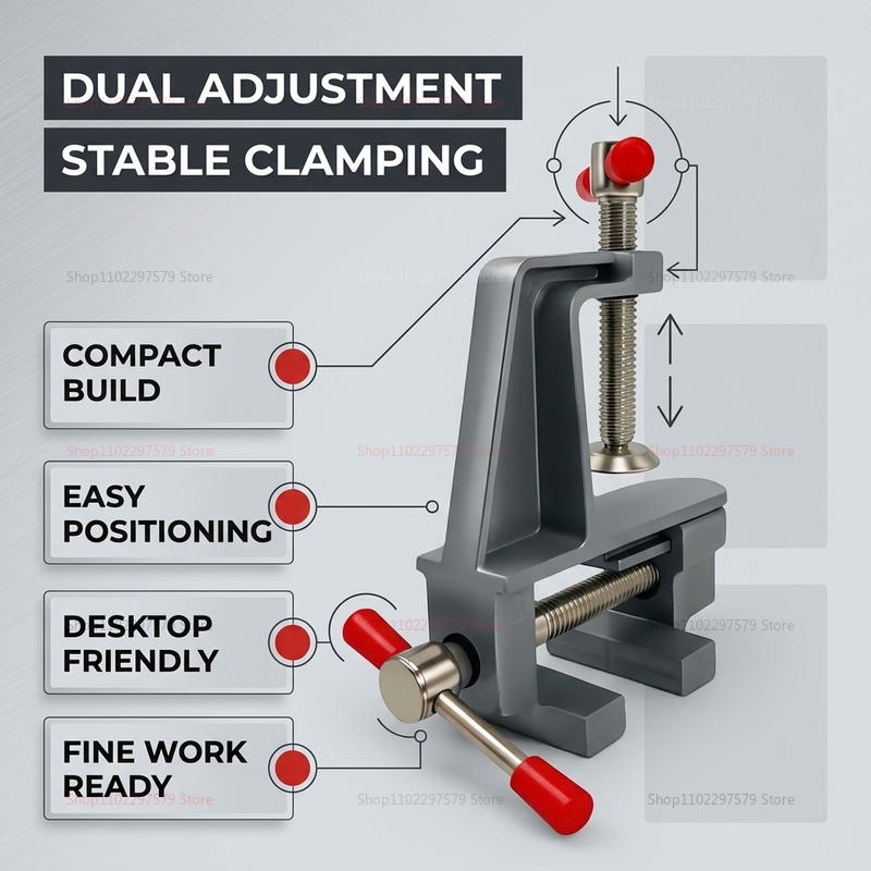 Aluminum Mini Table Bench Vice - Jewelry Making Vise 评论和价格