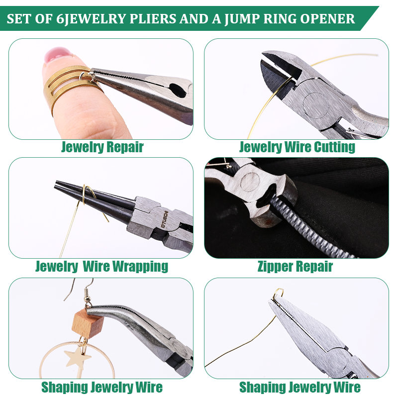 Jewelry Making Tool Set with N - Jewelry Making Round Nose Pliers 评论和价格