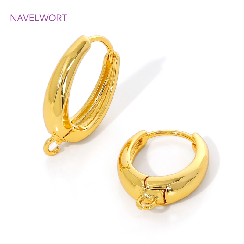 18K Gold Plated Brass Earwires - Jewelry Making Earring Supplies 评论和价格