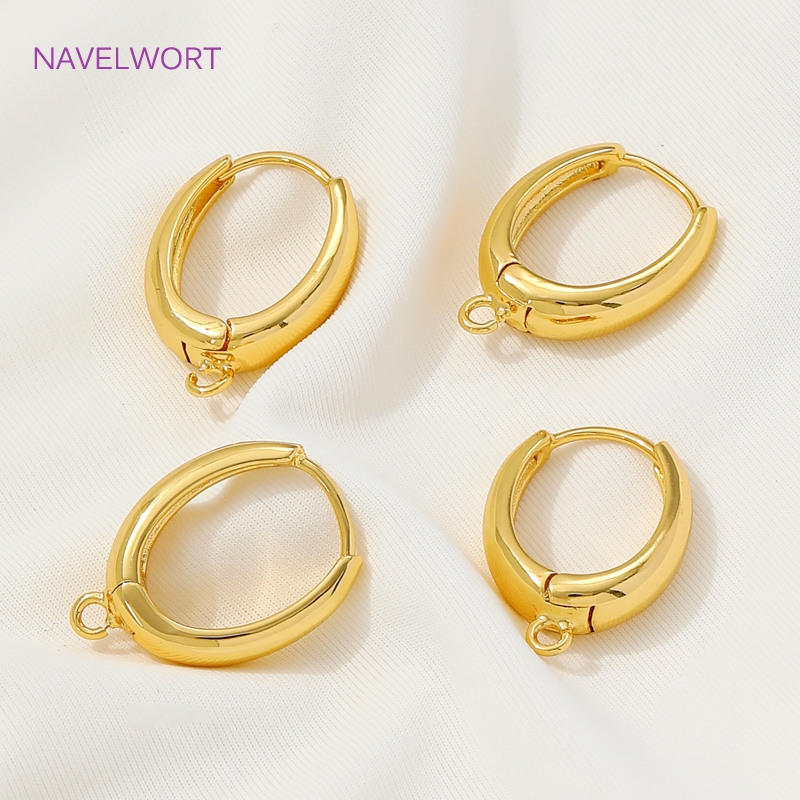 18K Gold Plated Brass Earwires - Jewelry Making Earring Supplies 评论和价格