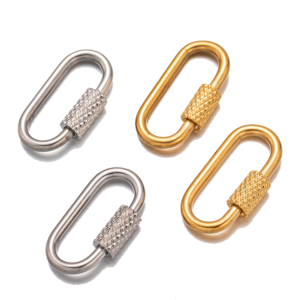 5pcs Stainless Steel Small Ova - Jewelry Making Charms 评论和价格
