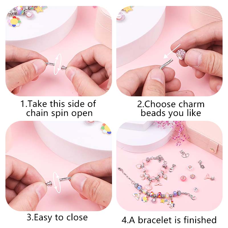 ﻿Girls DIY Bracelet Set Handm - Jewelry Making Qc 评论和价格