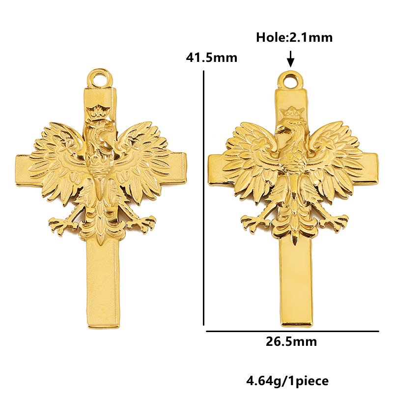 5pcs Stainless Steel Retro Cro - Jewelry Making Jig 评论和价格