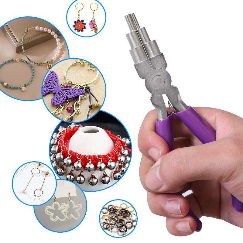 Jewelry Pliers 6-In-1 Bail Mak - Jewelry Making Round Nose Pliers 评论和价格
