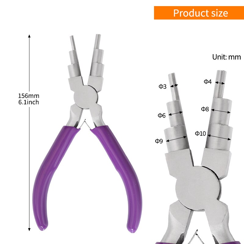 Jewelry Pliers 6-In-1 Bail Mak - Jewelry Making Round Nose Pliers 评论和价格