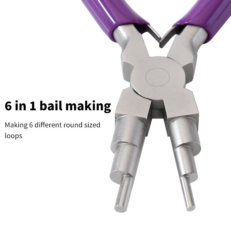 Jewelry Pliers 6-In-1 Bail Mak - Jewelry Making Round Nose Pliers 评论和价格