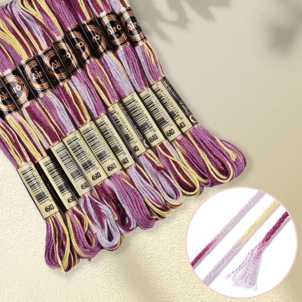 6 Strands Purple Variegated Em - Jewelry Making Course 评论和价格