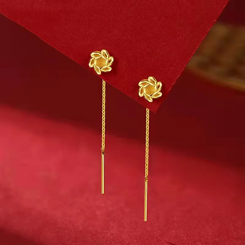 Gold Color Gold Plated Clover  - Jewelry Making Gold Wire 评论和价格