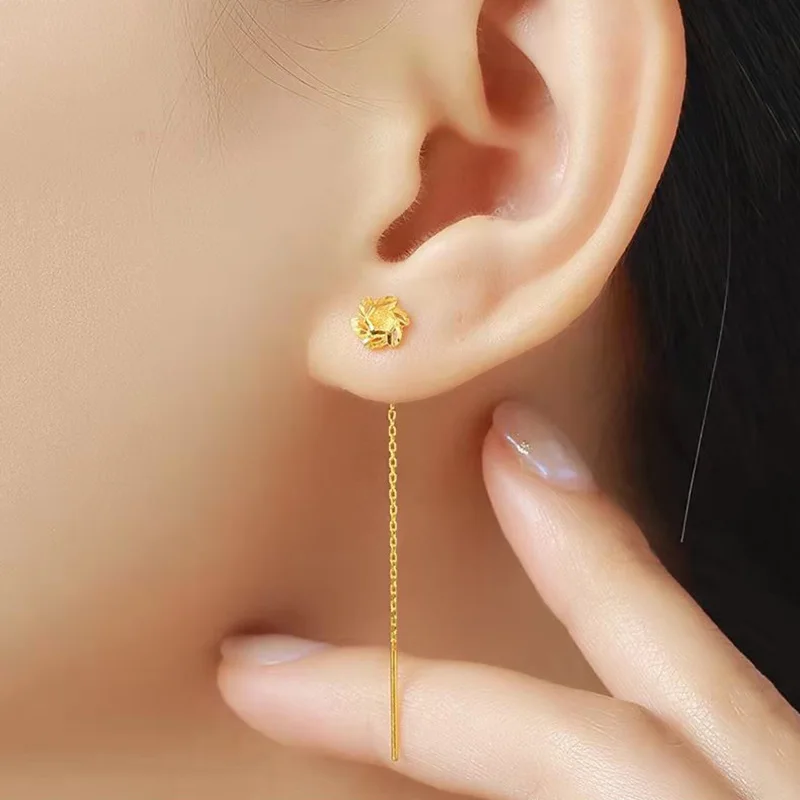 Gold Color Gold Plated Clover  - Jewelry Making Gold Wire 评论和价格