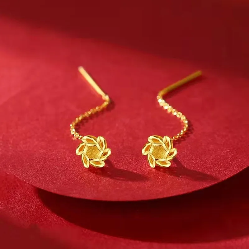 Gold Color Gold Plated Clover  - Jewelry Making Gold Wire 评论和价格
