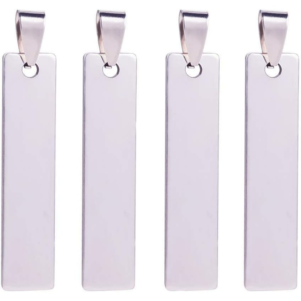 20PCS 1.5x0.3 Inch Rectangle S - Jewelry Making Course 评论和价格
