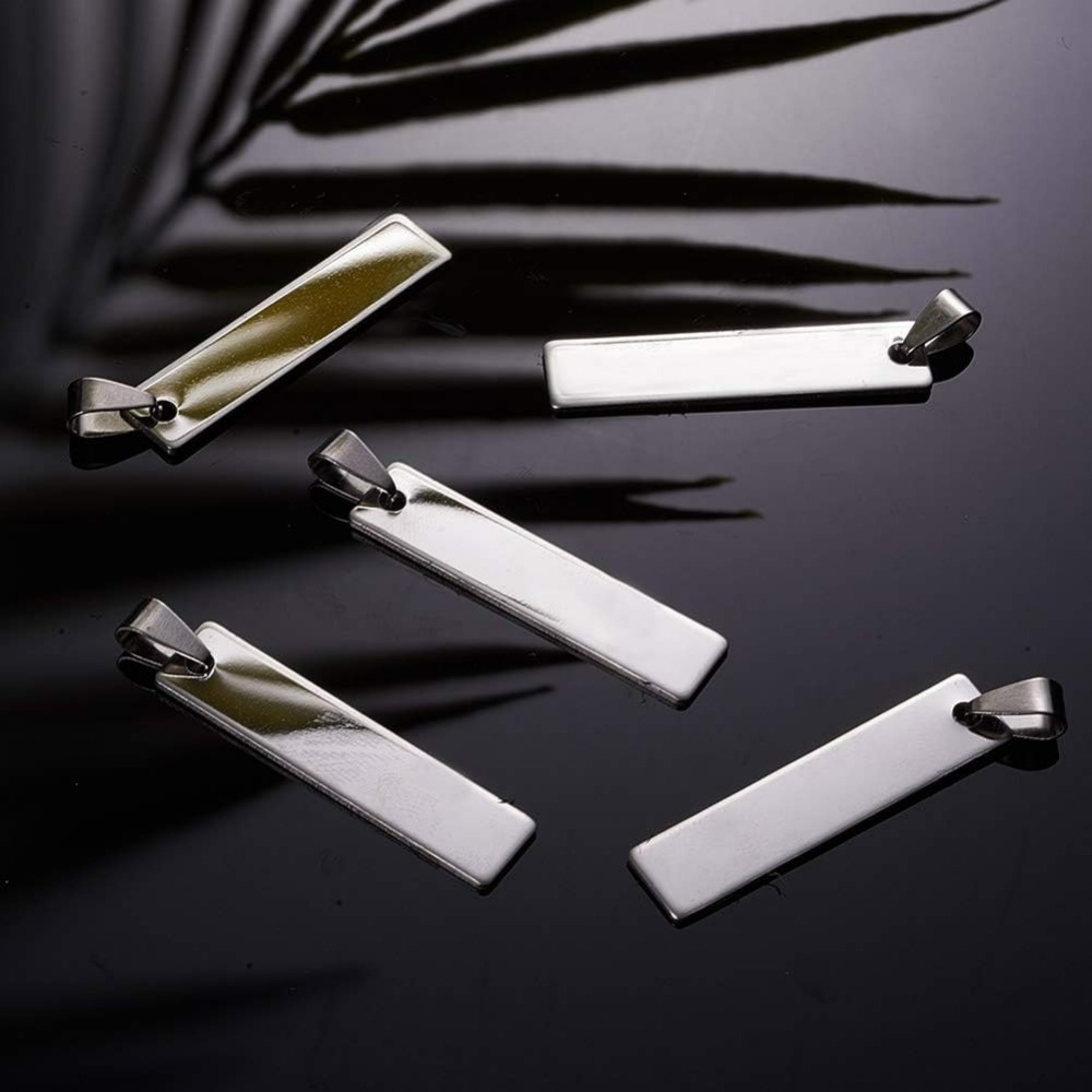 20PCS 1.5x0.3 Inch Rectangle S - Jewelry Making Course 评论和价格