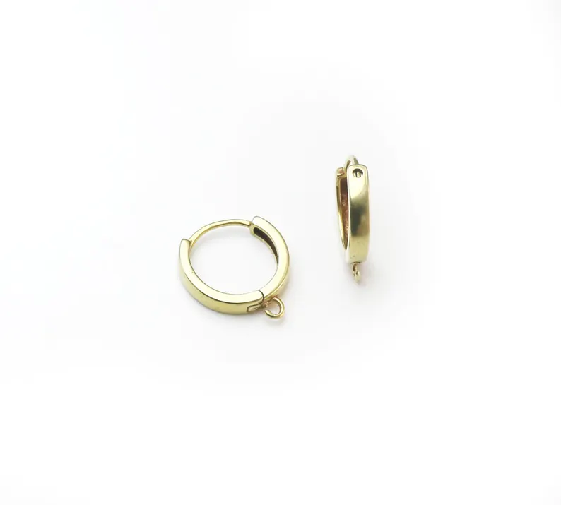 10pcs Brass Ear Hoops, Leverba - Jewelry Making Earring Supplies 评论和价格