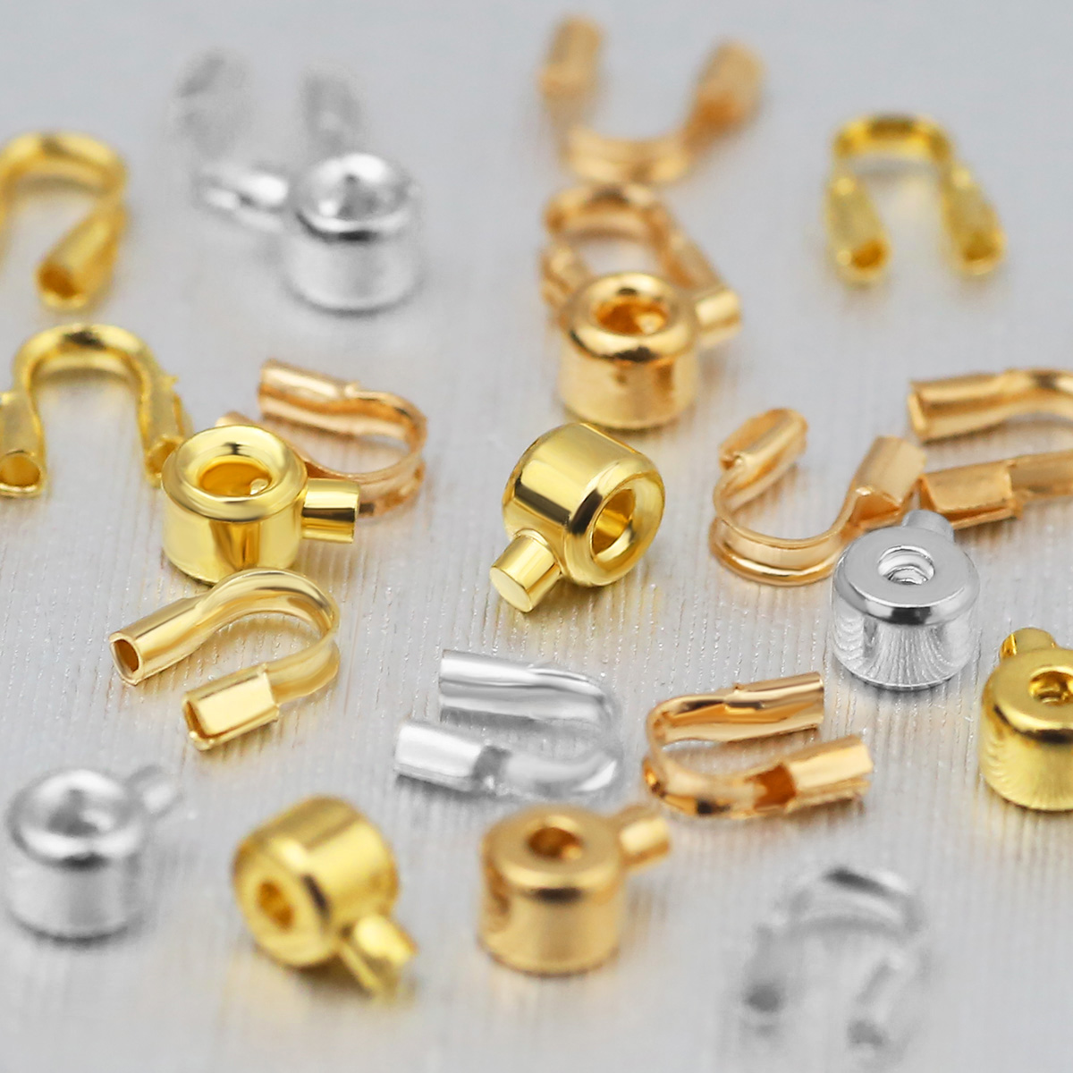 20Pcs Positioning Bead Copper  - Jewelry Making Gold Wire 评论和价格