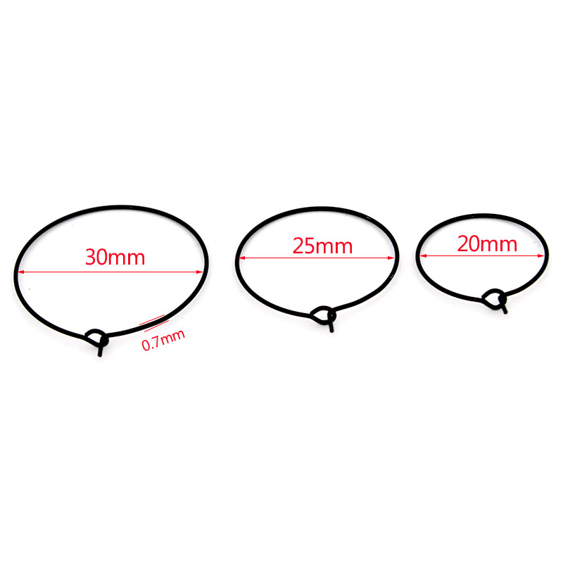 20Pcs 20mm 25mm 30mm Stainless - Jewelry Making Earring Supplies 评论和价格