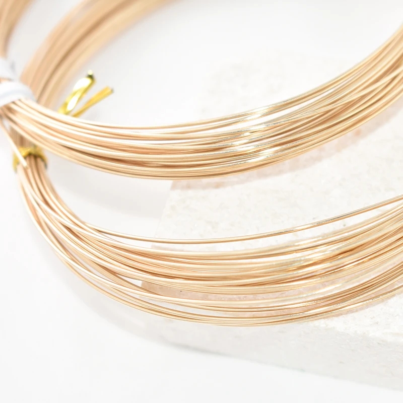 14K Gold Filled Round One Mete - Jewelry Making Gold Wire 评论和价格