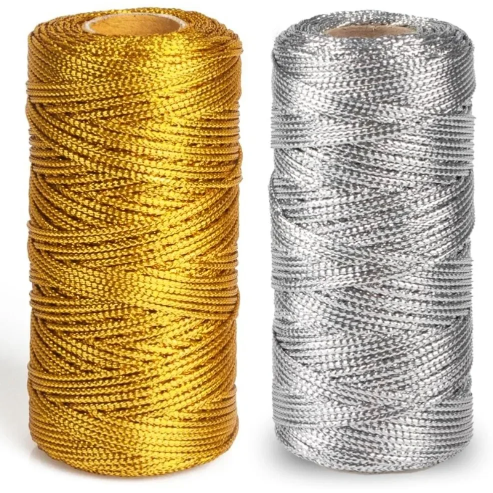 100M 1.5mm Macrame Cord Rope S - Jewelry Making Gold Wire 评论和价格