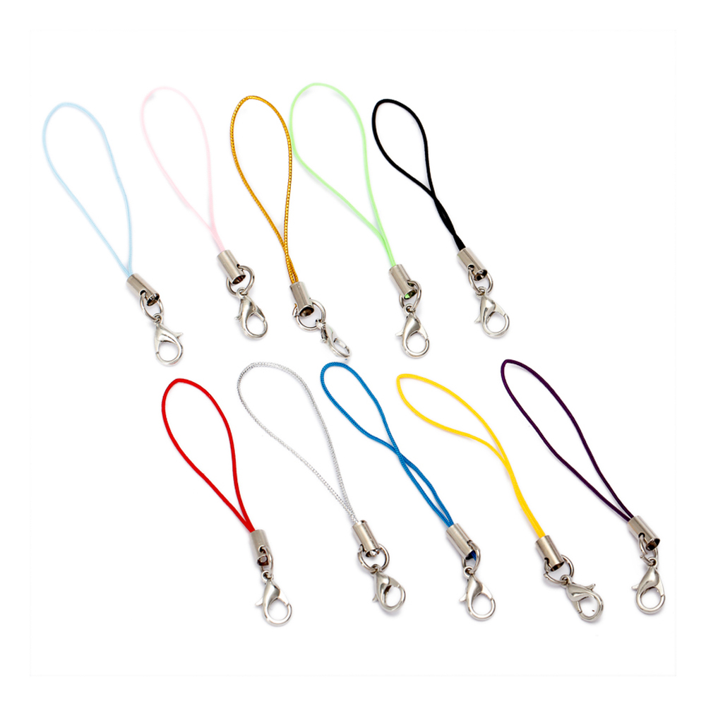 50/100Pcs Black White Strap Ch - Jewelry Making Charms 评论和价格