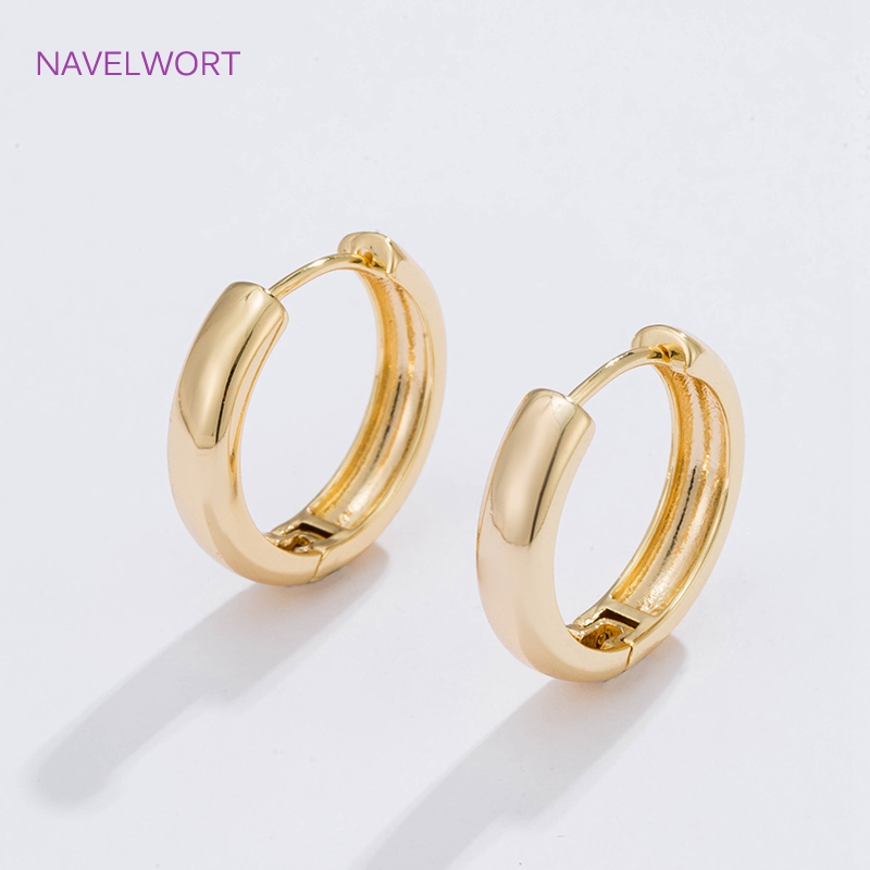 6 Sizes Gold Plated Circle Hoo - Jewelry Making Earring Supplies 评论和价格