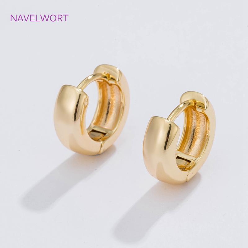 6 Sizes Gold Plated Circle Hoo - Jewelry Making Earring Supplies 评论和价格