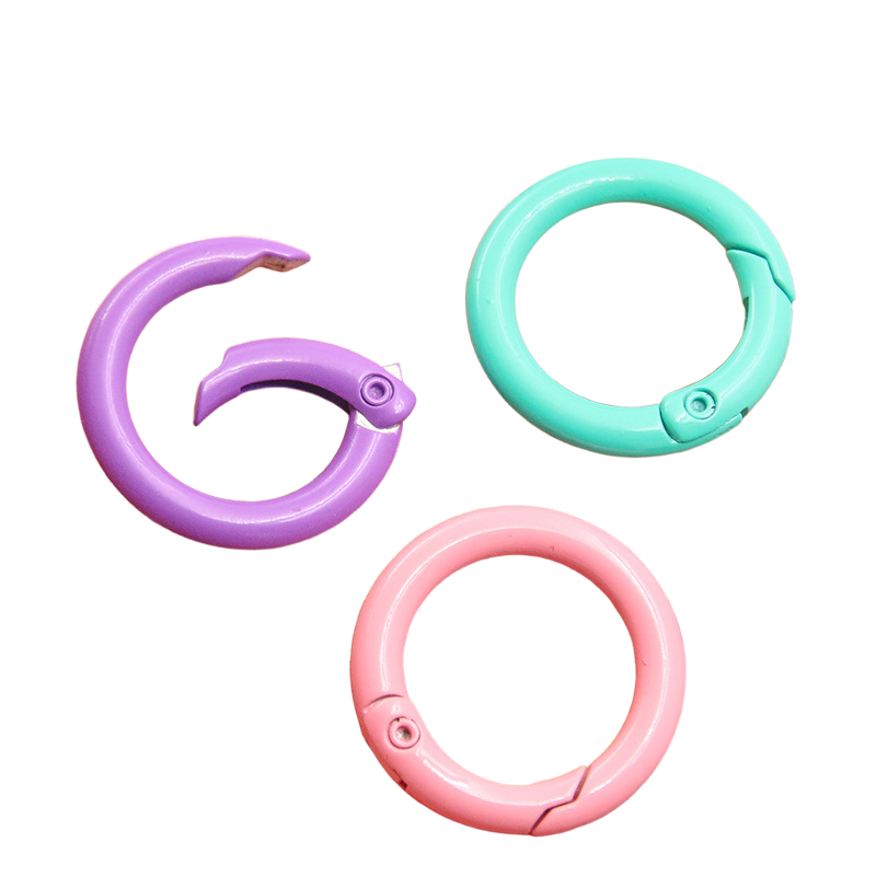 5-20pcs Colorful Spring O Ring - Jewelry Making Charms 评论和价格