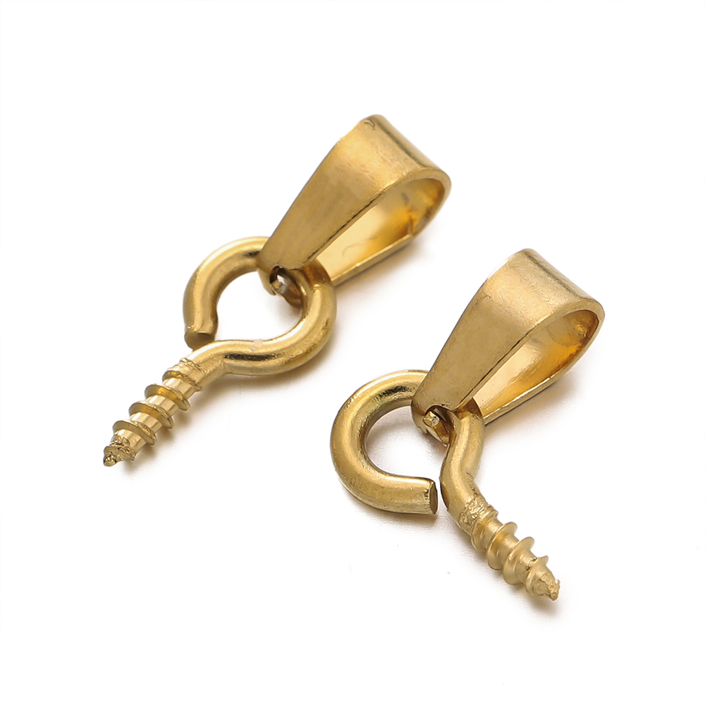 20Sets Stainless Steel Bail Cl - Jewelry Making Charms 评论和价格