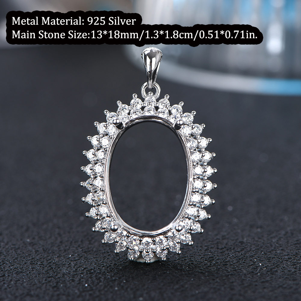 13x18mm S925 Sterling Silver R - Jewelry Making Gemstones 评论和价格