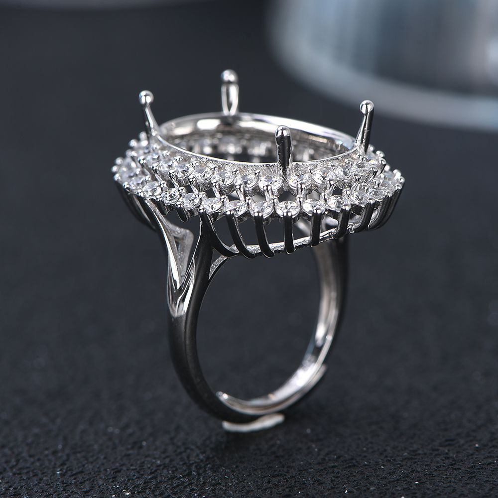 13x18mm S925 Sterling Silver R - Jewelry Making Gemstones 评论和价格