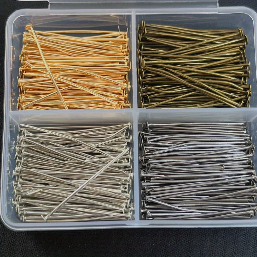 400pcs Mixed Iron Head Pins 30 - Jewelry Making Jig 评论和价格