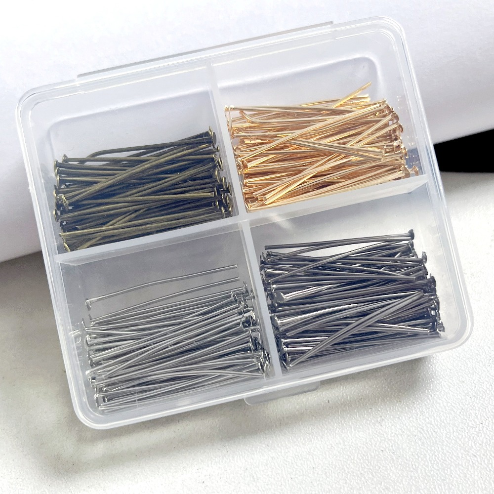 400pcs Mixed Iron Head Pins 30 - Jewelry Making Jig 评论和价格