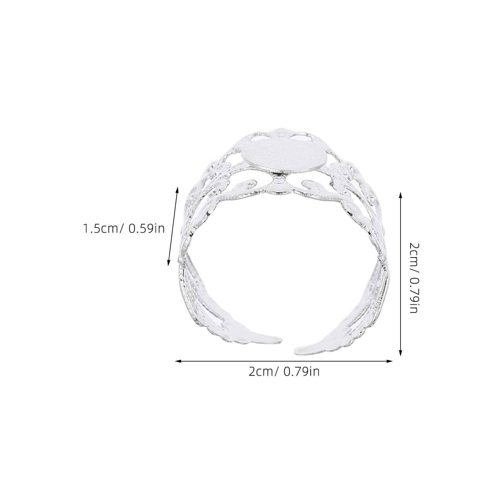50Pcs Adjustable Oval Flatback - Jewelry Making Gemstones 评论和价格
