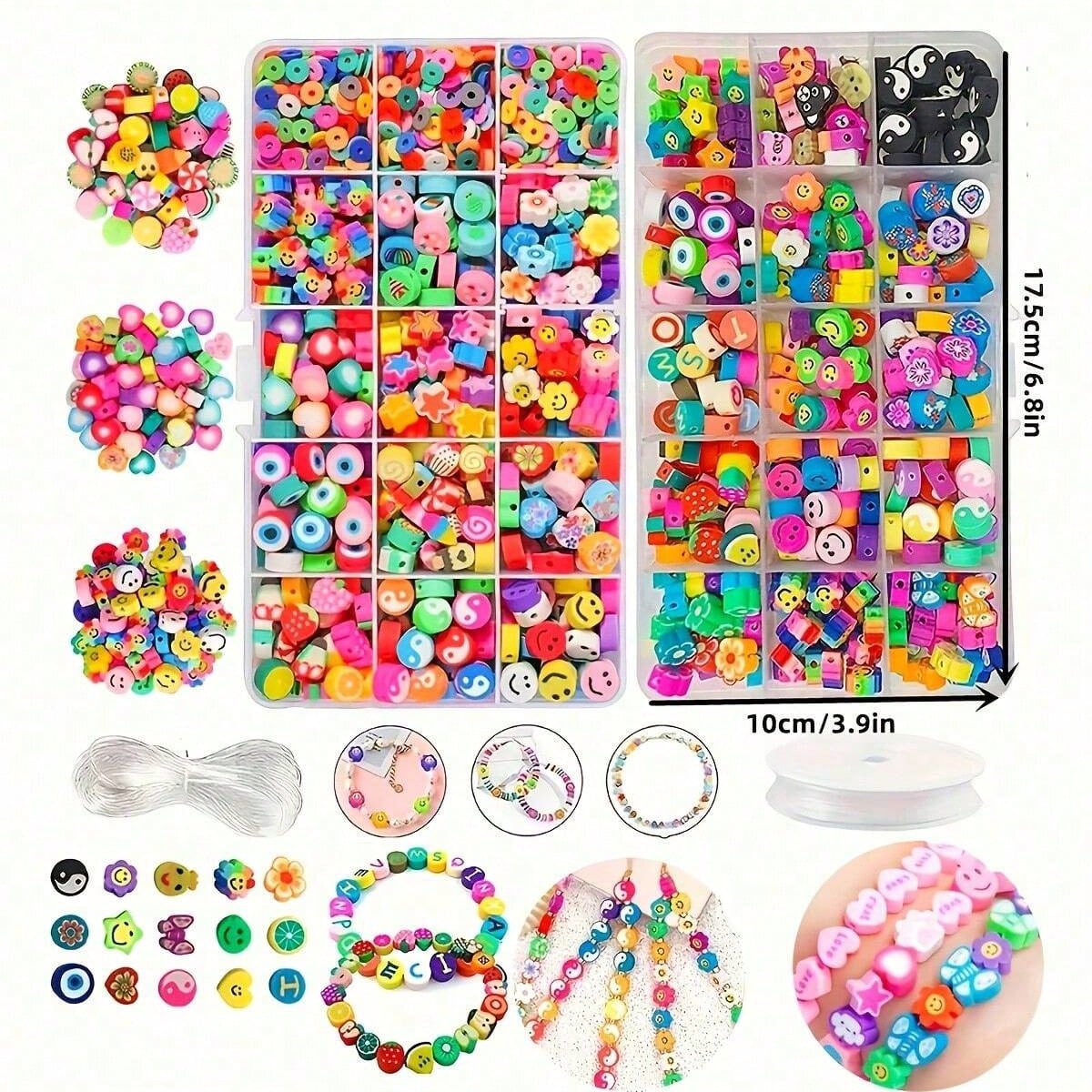 1450/1200/250pcs Polymer Clay  - Jewelry Making Thread 评论和价格