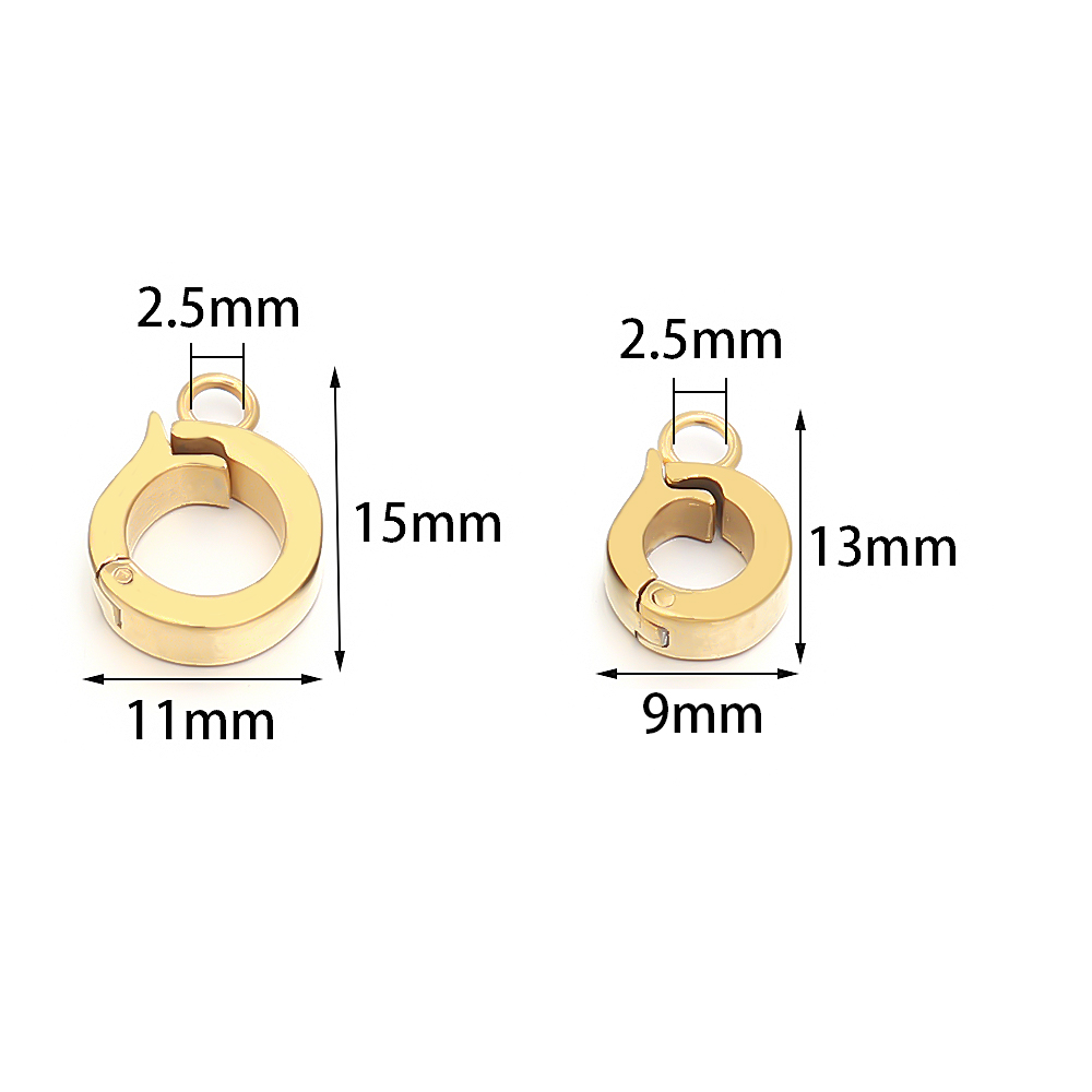 Stainless Steel Necklace Clasp - Jewelry Making Earring Supplies 评论和价格