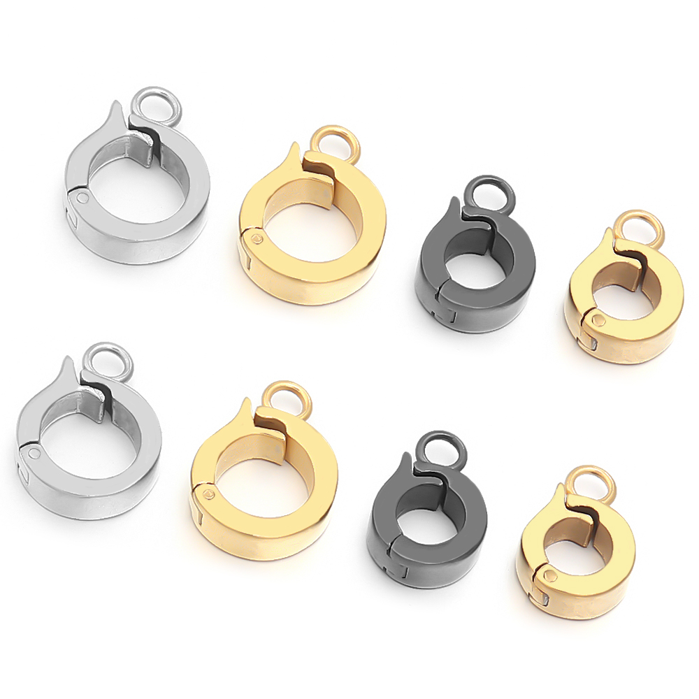 Stainless Steel Necklace Clasp - Jewelry Making Earring Supplies 评论和价格