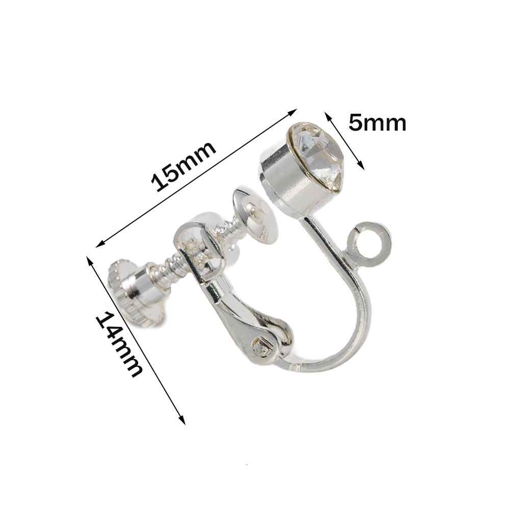 10pcs Brass Clip on Earring Co - Jewelry Making Earring Supplies 评论和价格