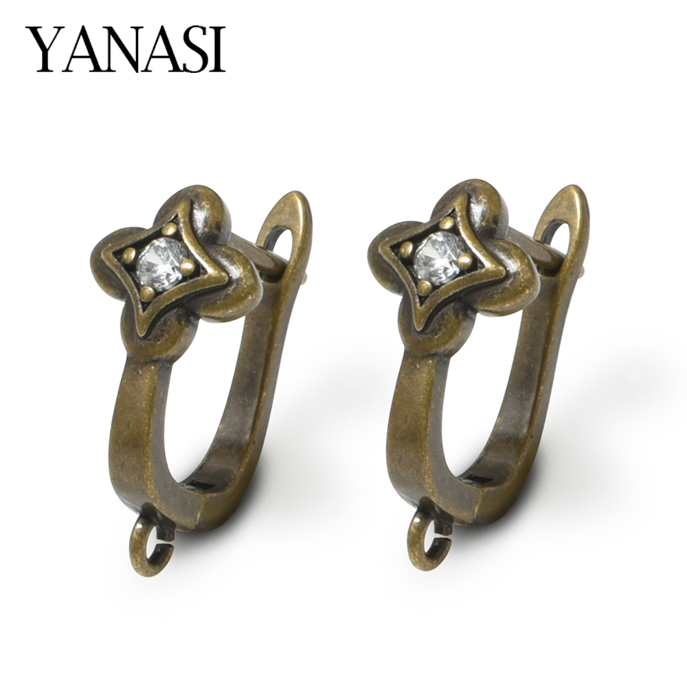 NEW 1 Pair Antique Bronze Bras - Jewelry Making Earring Supplies 评论和价格