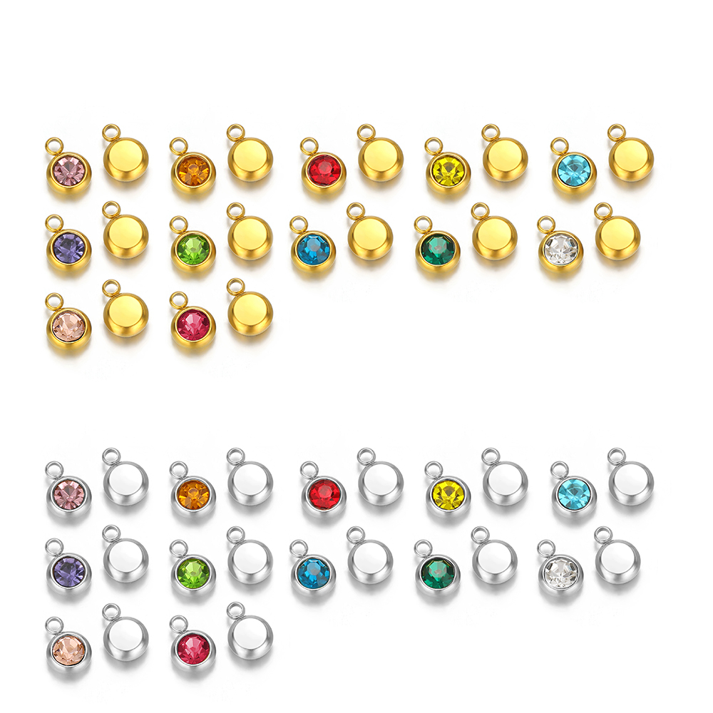 20pcs Zircon Beads Pendants St - Jewelry Making Gemstones 评论和价格