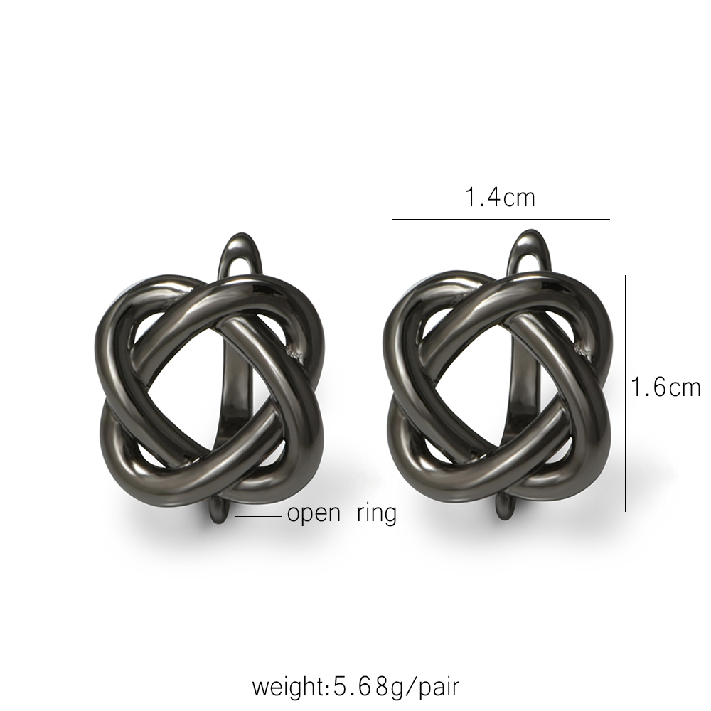 YANASI 1 Pair Gun Black  Brass - Jewelry Making Earring Supplies 评论和价格