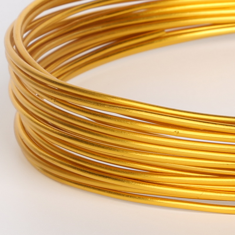 Soft Gold Aluminium Wire 1/1.5 - Jewelry Making Gold Wire 评论和价格