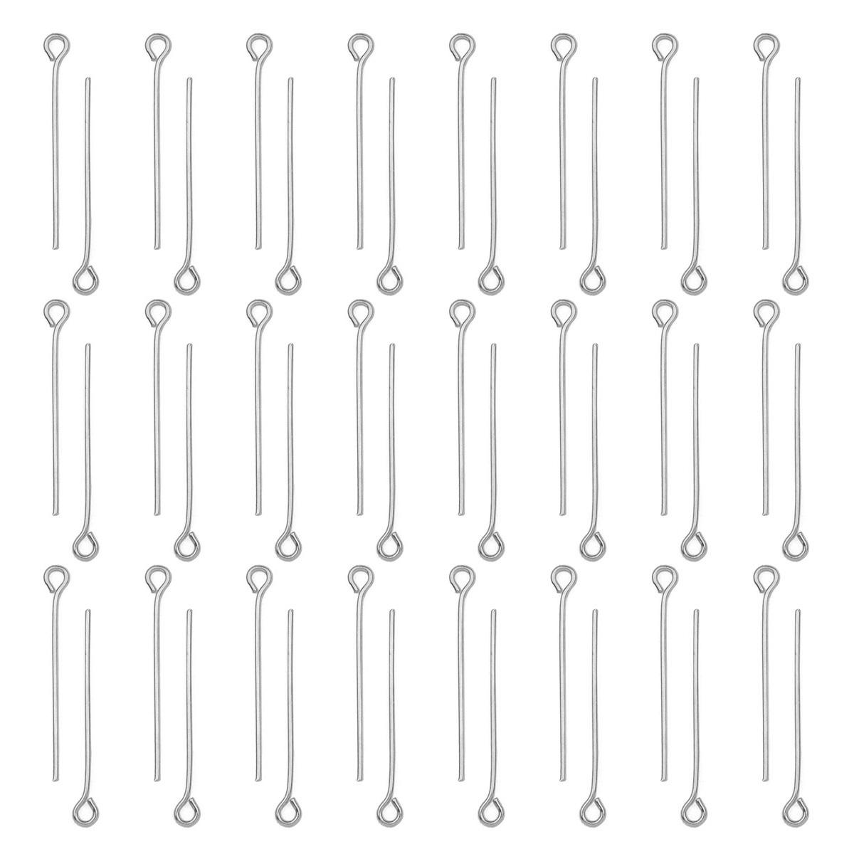 100Pcs/Lot Stainless Steel Eye - Jewelry Making Jig 评论和价格