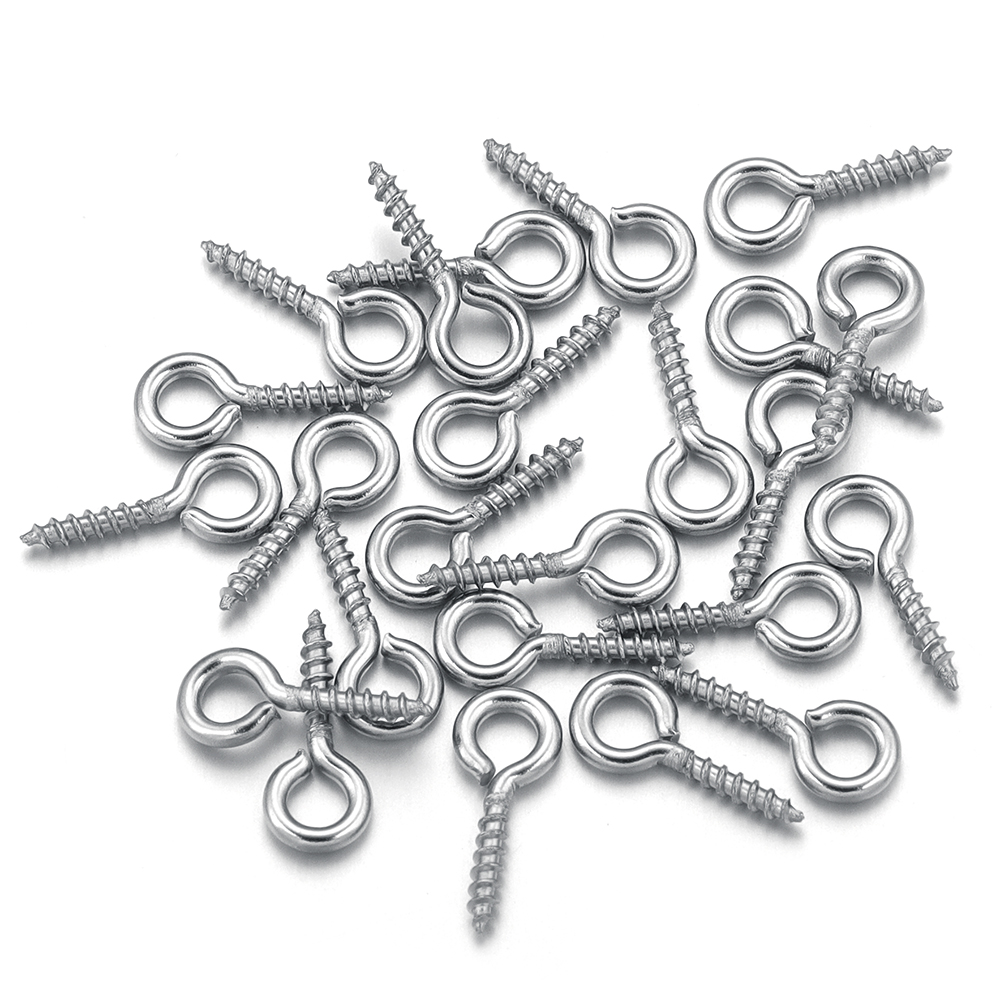 100pcs/lot Stainless Steel Min - Jewelry Making Thread 评论和价格
