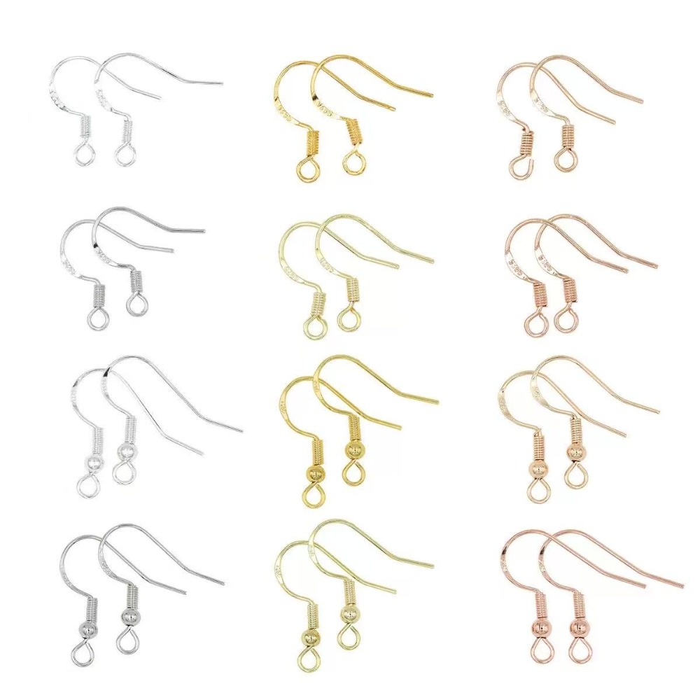 Gold Plated Earring Hooks 100P - Jewelry Making Gold Wire 评论和价格