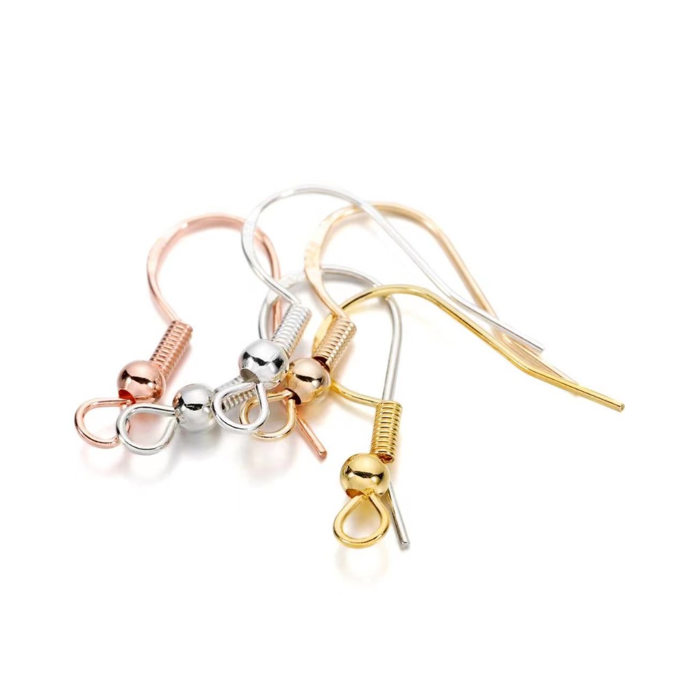 Gold Plated Earring Hooks 100P - Jewelry Making Gold Wire 评论和价格