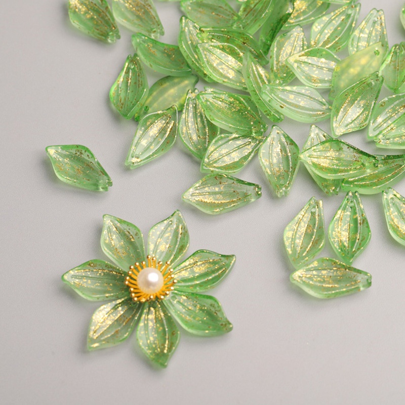 10pcs Flower Petal Shape 18x9m - Jewelry Making Qc 评论和价格