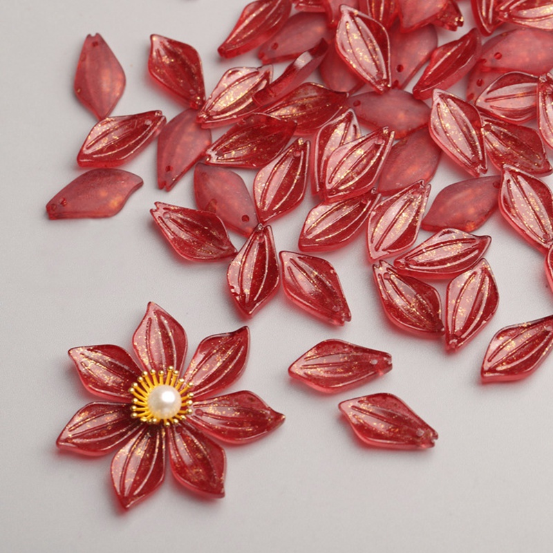 10pcs Flower Petal Shape 18x9m - Jewelry Making Qc 评论和价格